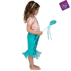 Tutú Sirena color azul para disfraz