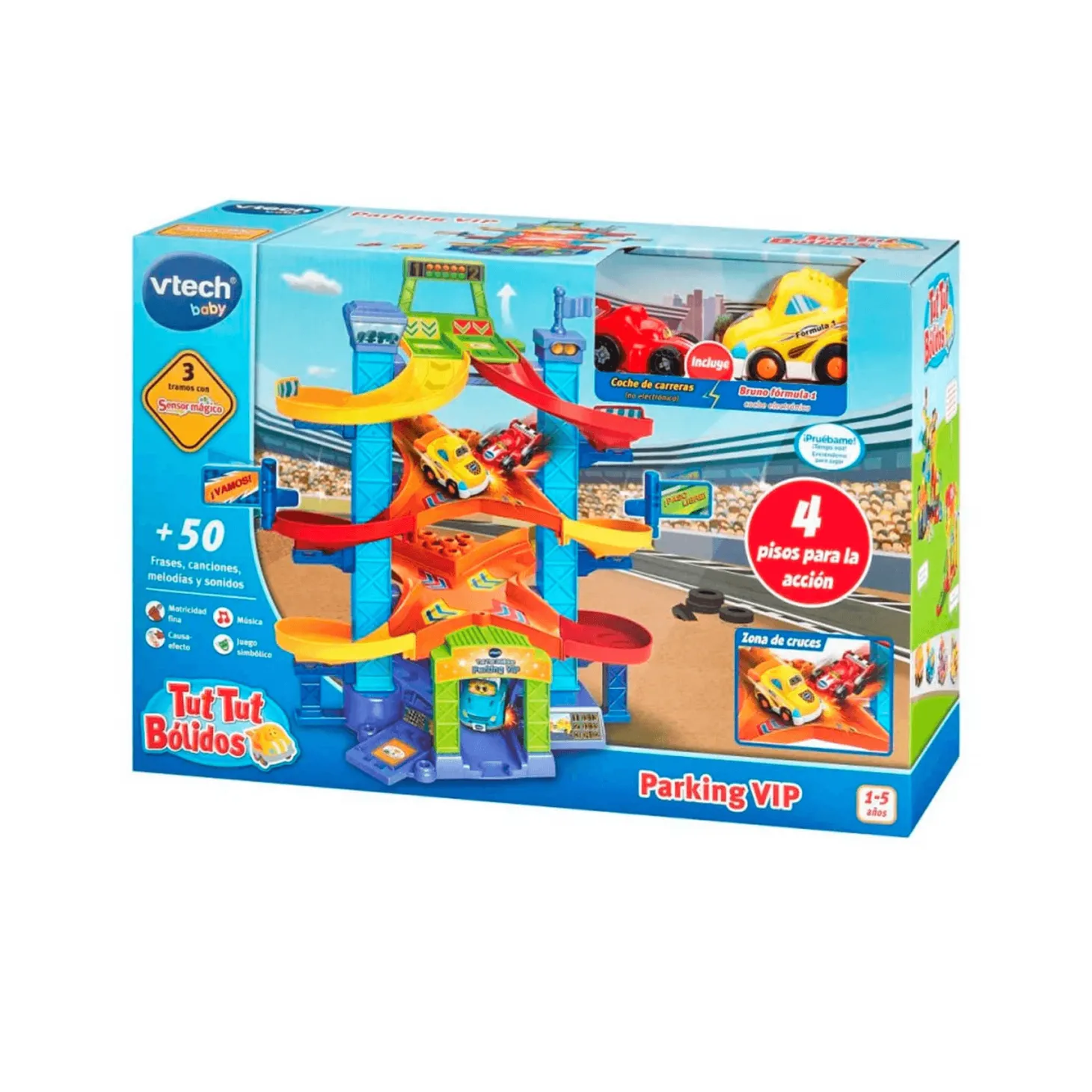 Tut Tut Bólidos Parking VIP para tus juguetes favoritos
