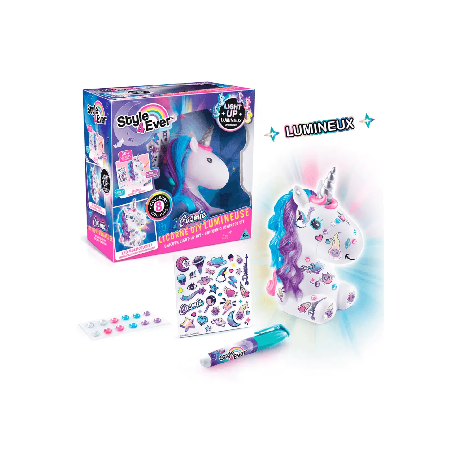 Unicornio Diy Luz Cósmica