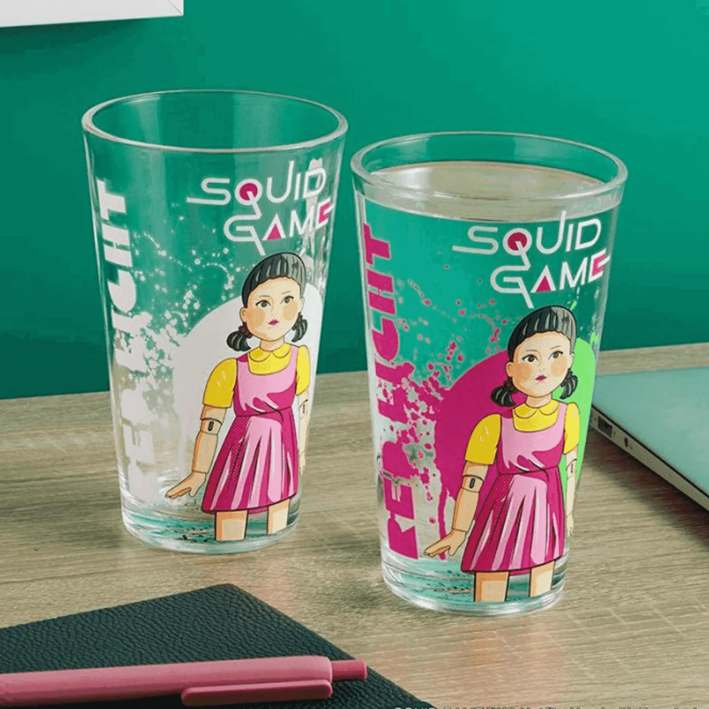 Vaso con Cambio de Color Muñeca Young-hee Squid Game