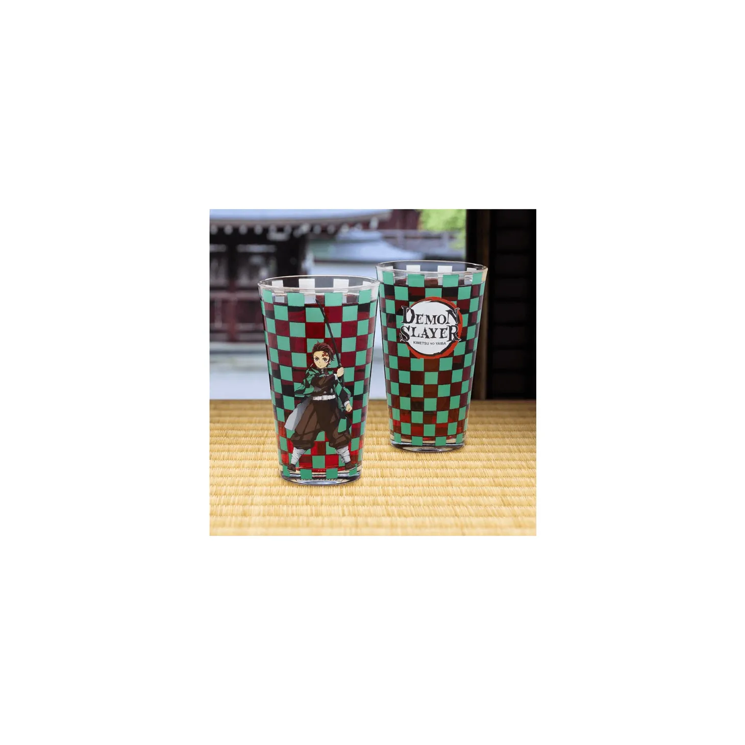 Vaso de cristal Tanjiro Kamado 450 ml