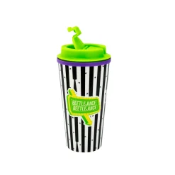 Vaso Térmico con Tapa de Rosca 'Beetlejuice'