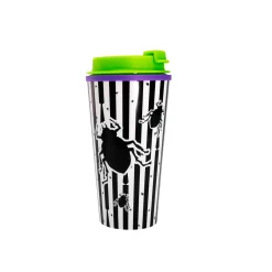 Vaso Térmico con Tapa de Rosca 'Beetlejuice'