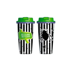 Vaso Térmico con Tapa de Rosca 'Beetlejuice'