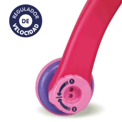 VTech Andador Andandín 2 en 1 rosa, Correpasillos con patas plegables, panel extraíble y regulador