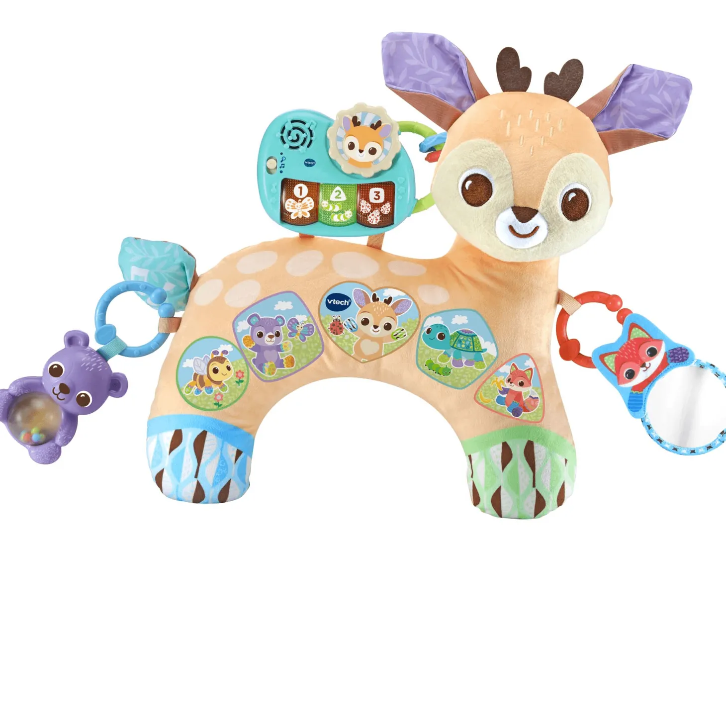 VTech Baby Cojín bebe Cervatilla 4 en 1
