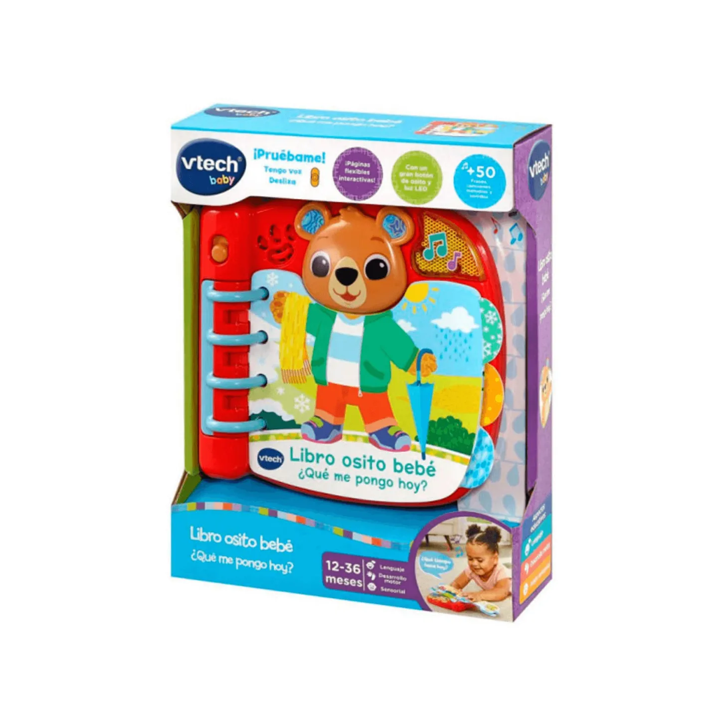 Vtech Baby Libro Osito Bebé ¿Qué me Pongo Hoy?