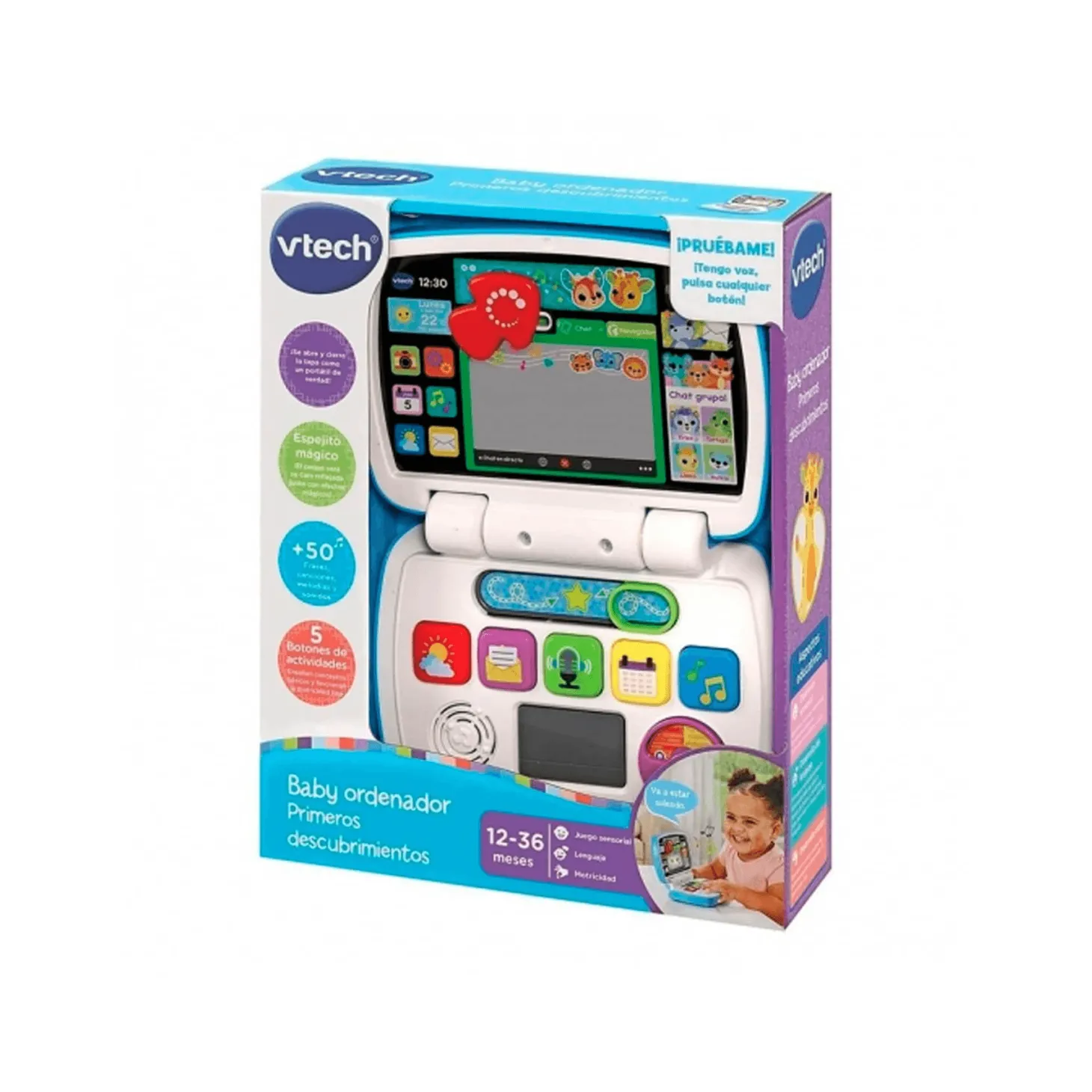 Vtech Baby Ordenador Infantil Interactivo Primeros Descubrimientos