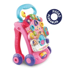 VTech Correpasillos Andandin 2 en 1 Rosa| Juguete Infantil