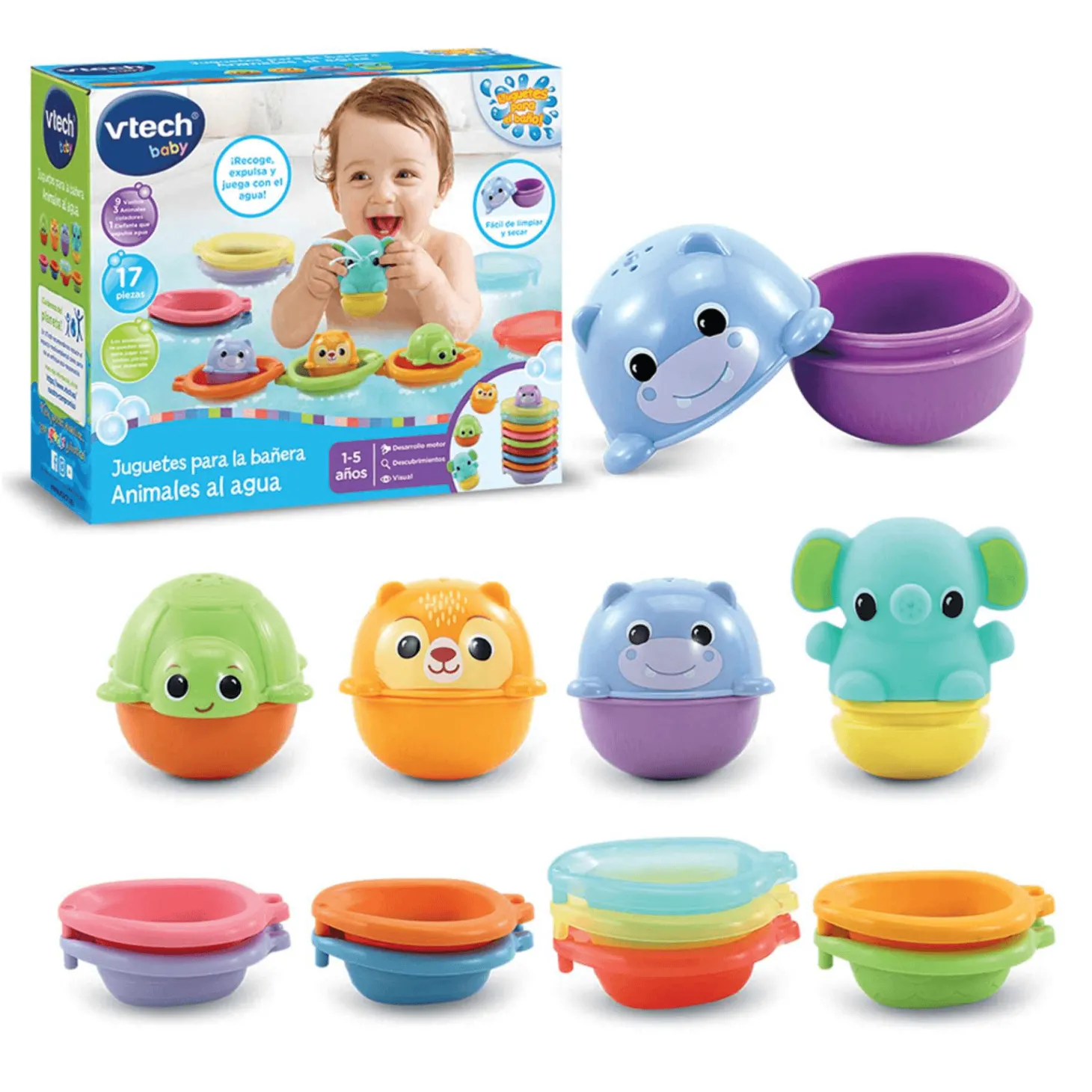 Vtech Juguetes para la bañera Animales al agua