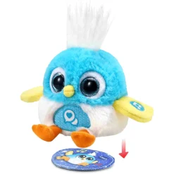 VTech LoLibirds Lolito Blue, Pajarito interactivo de peluche, Repiten lo que dices, cantan y trinan