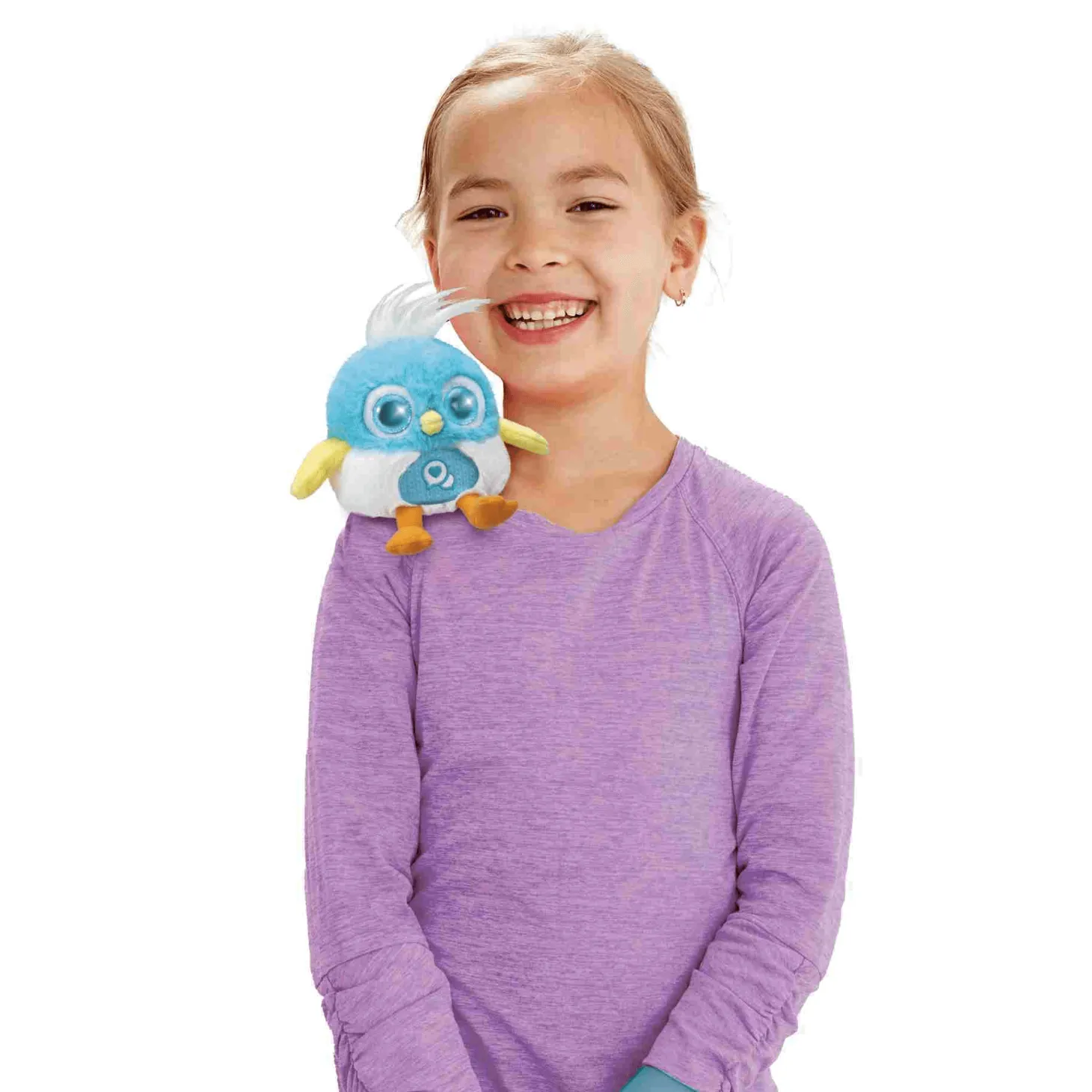 VTech LoLibirds Lolito Blue, Pajarito interactivo de peluche, Repiten lo que dices, cantan y trinan
