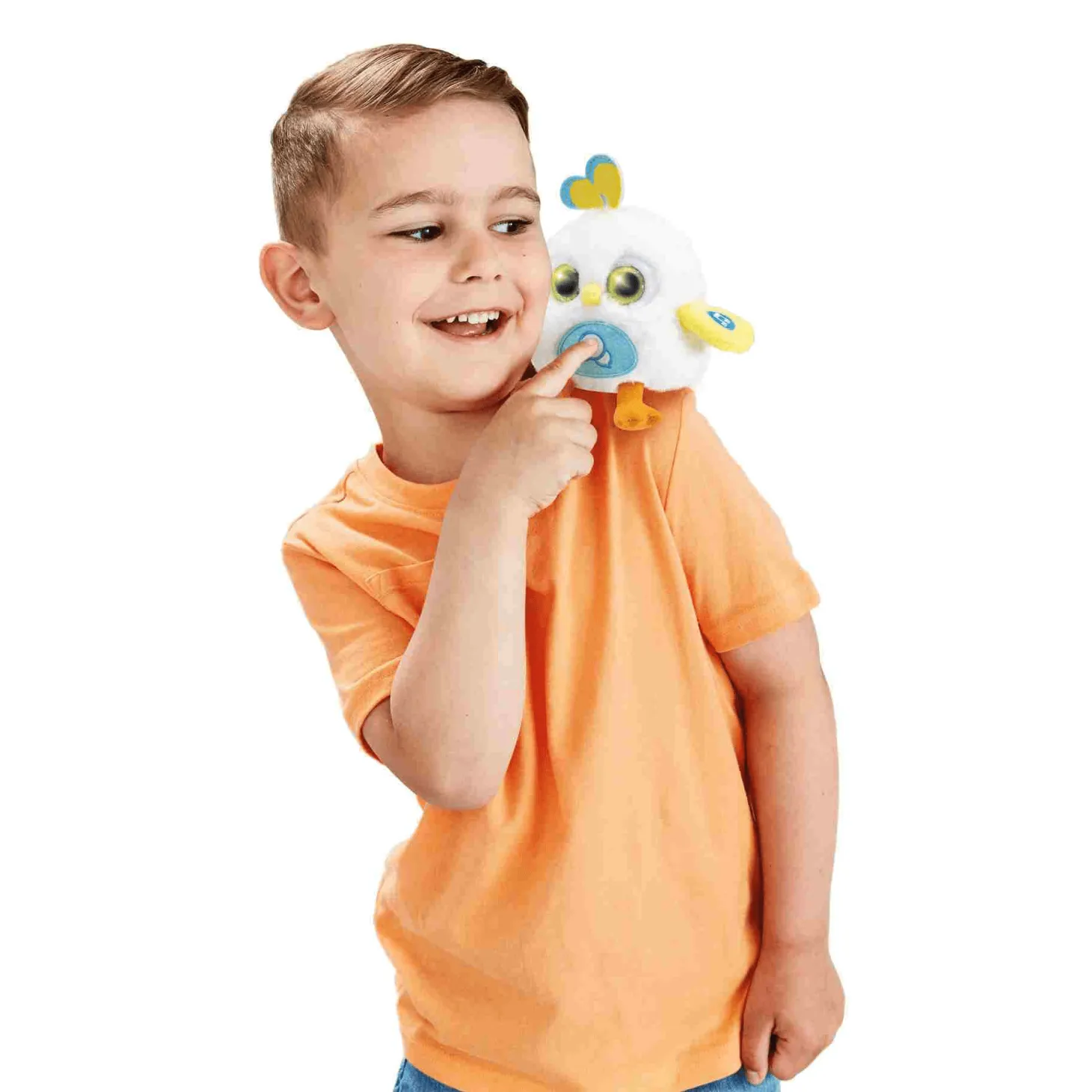 VTech LoLibirds Lolito Copito, Pajarito interactivo de peluche, Repiten lo que dices, cantan y trina