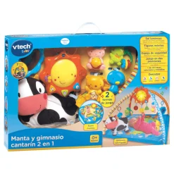 VTech Manta y Gimnasio 2 en 1 Azul| Juguete Infantil