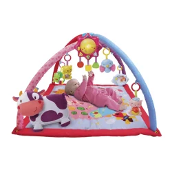 VTech Manta y Gimnasio Cantarín 2 en 1 Rosa| Juguete Infantil