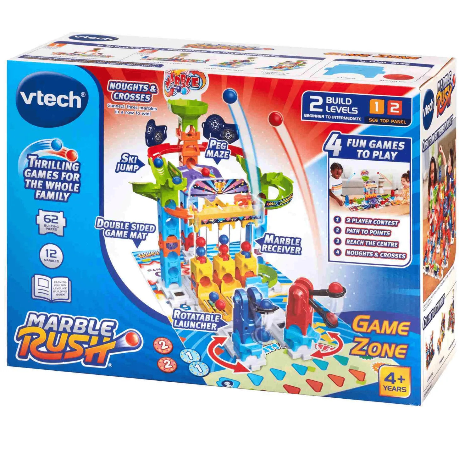 VTech Marble Rush Juegos de competición, Juguete de construcción y Circuito de canicas interactivo