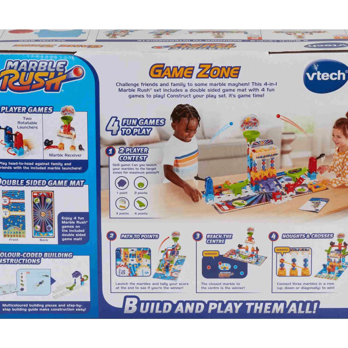 VTech Marble Rush Juegos de competición, Juguete de construcción y Circuito de canicas interactivo