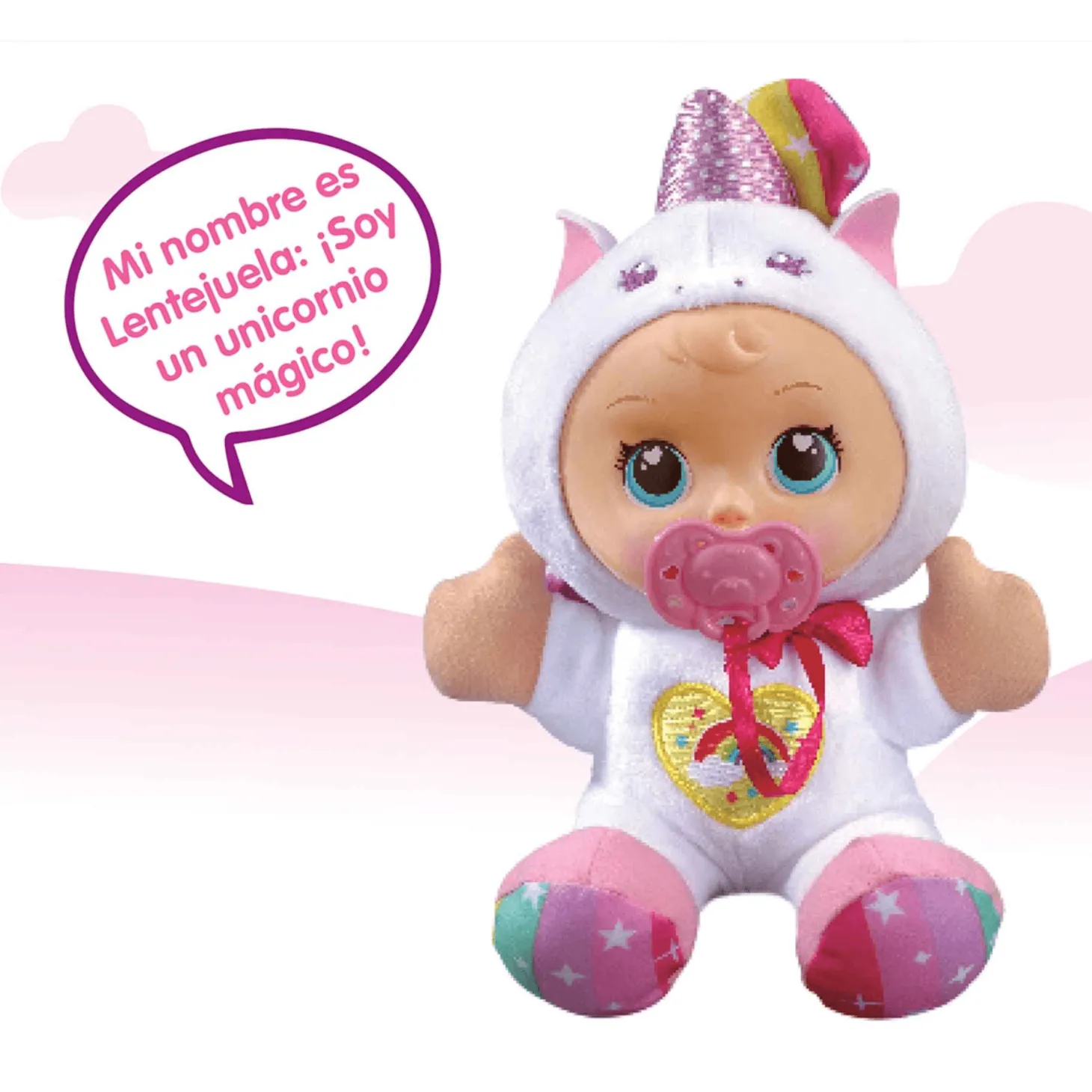Vtech Mi primera muñeca de trapo Dulce unicornio