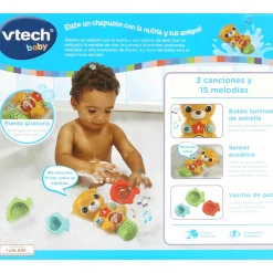 Vtech Nutria baby baño Luces y colores
