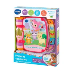 Vtech Primeras canciones Rosa Libro Interactivo para Bebés