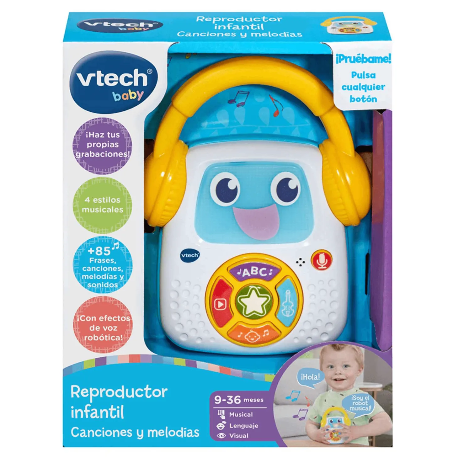 Vtech Reproductor infantil Canciones y melodías