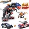 VTech Switch&Go Dinos 4 en 1 Mega T-Rex S.O.S. 3 coches/1 dino