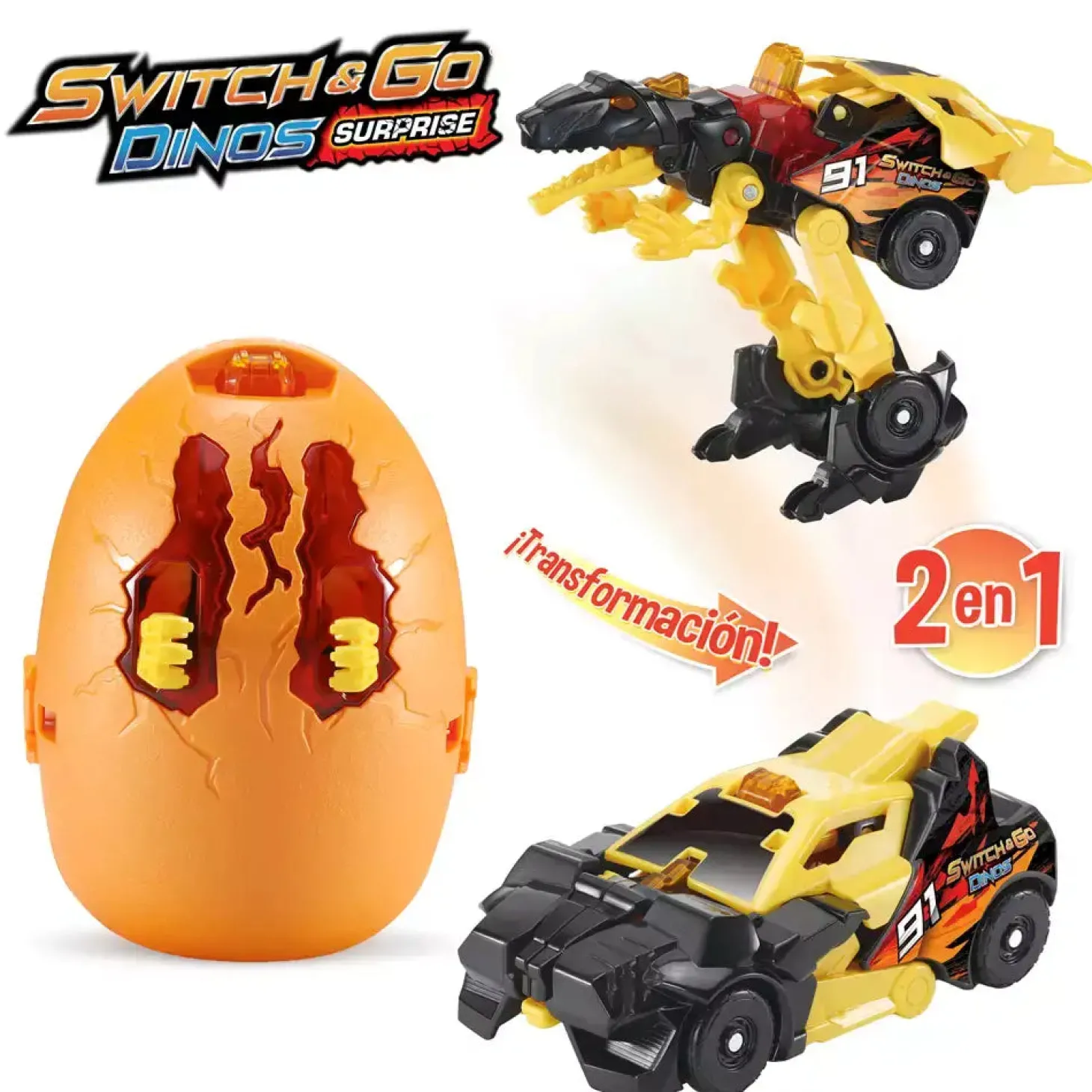 VTech Switch&Go Dinos Sorpresa, Huevos de dinosaurio