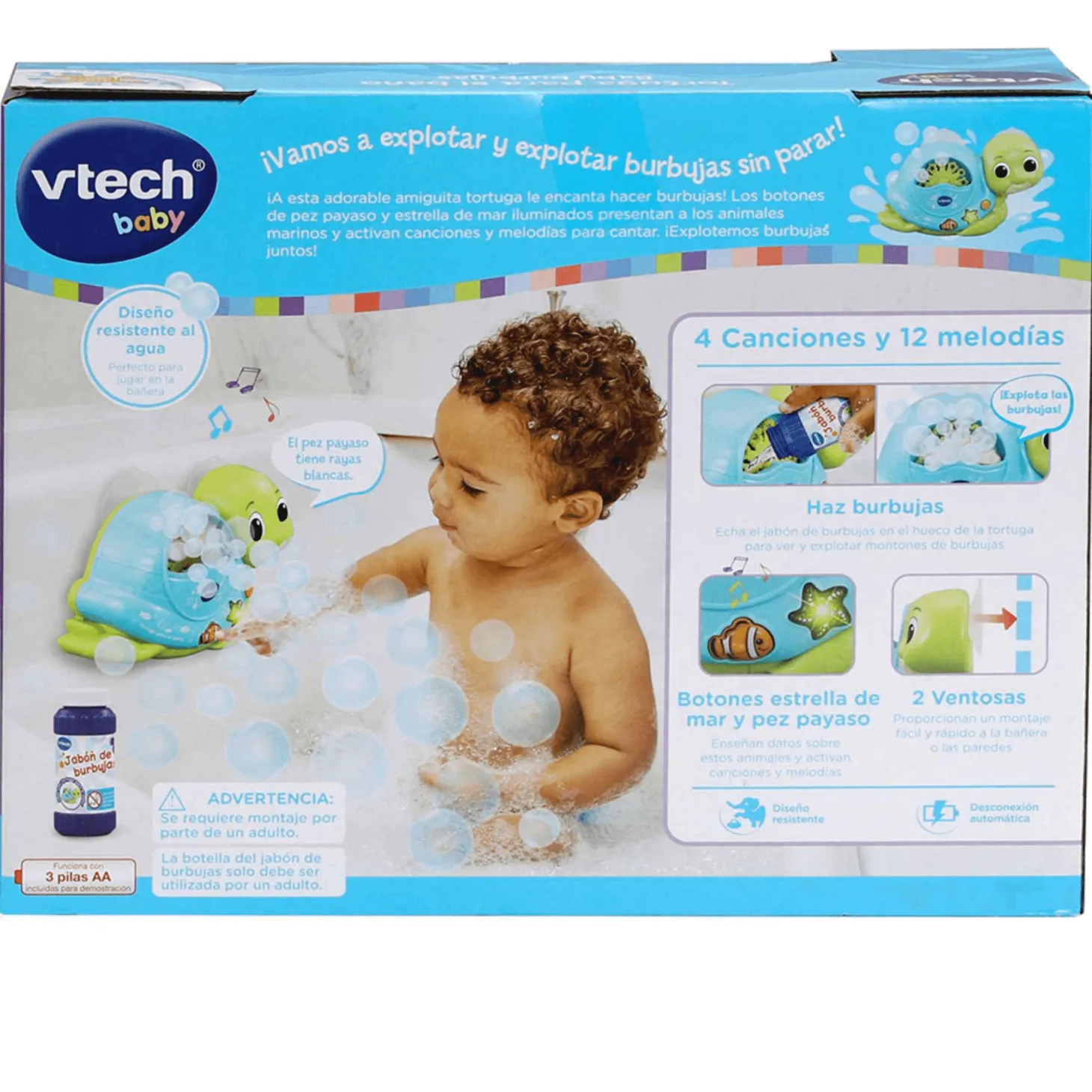 Vtech Tortuga para el baño Baby burbujas
