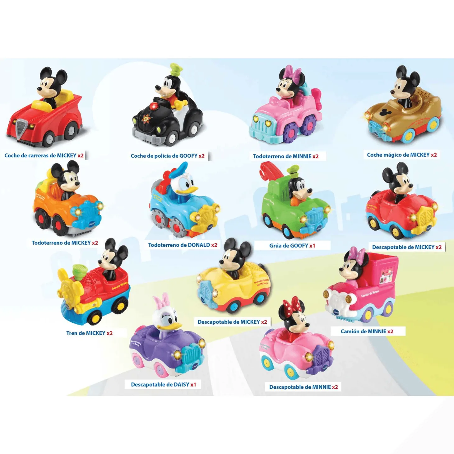 Vtech Tut Tut Bólidos Disney surtido