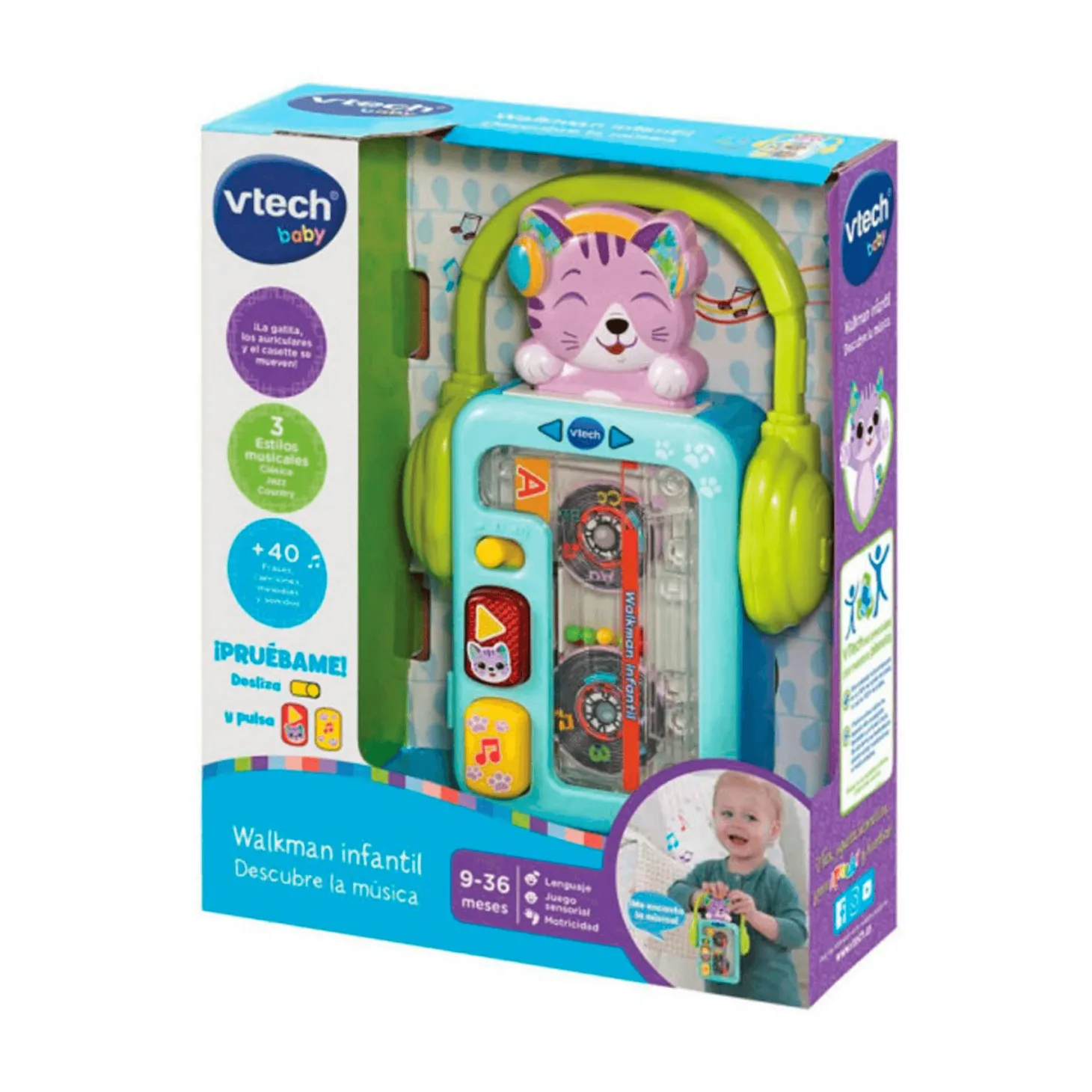 Walkman Infantil Descubre la Música