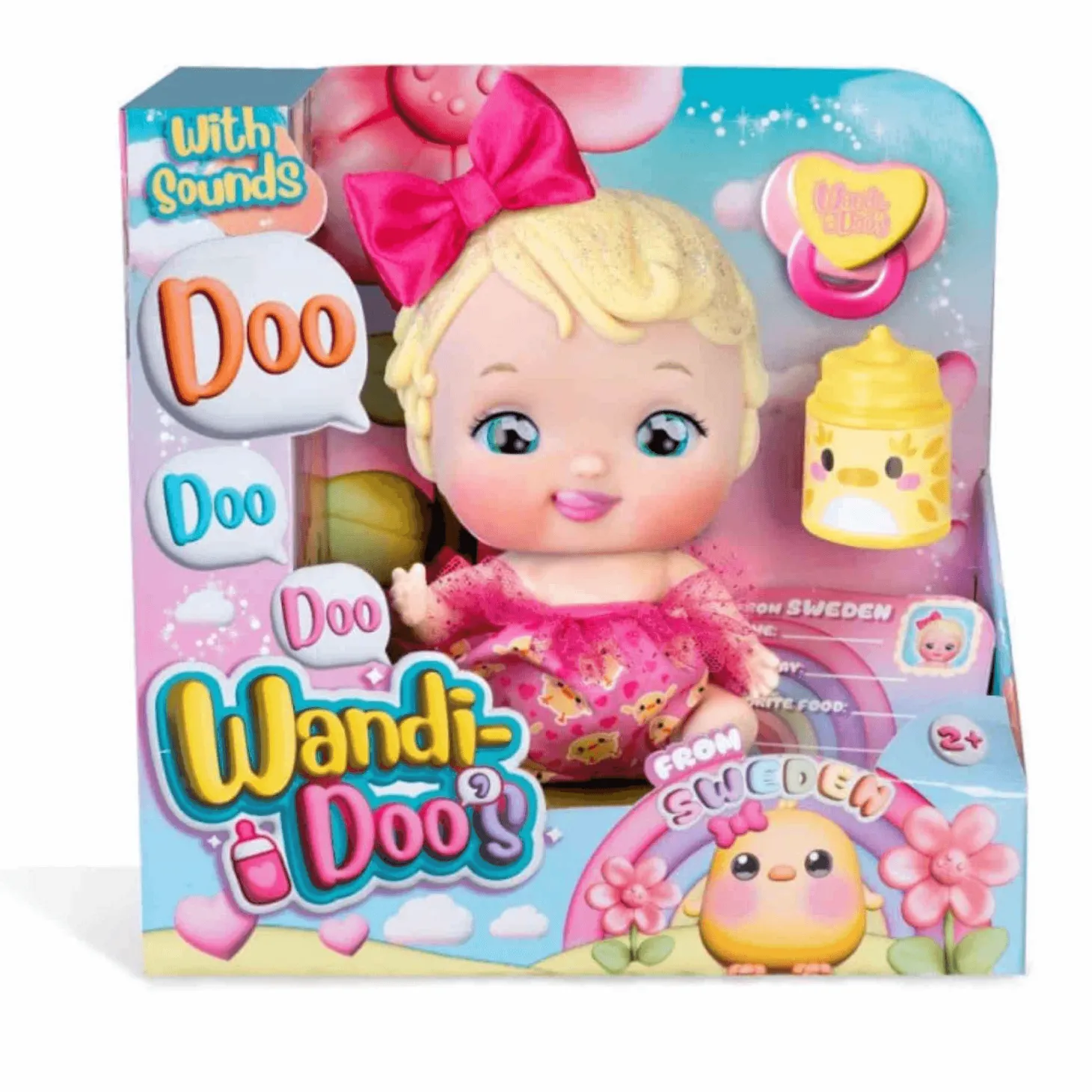 Wandi-Doo Caucasican - El bebé interactivo caucásico Wandi-Doo