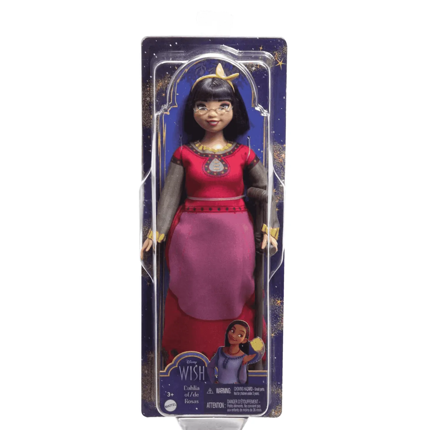 Wish Disney Muñeca Dahlia de las Rosas