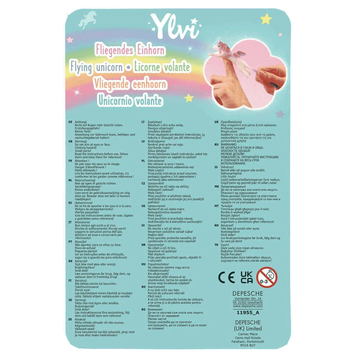 Ylvi Unicornio Volador Diferentes Modelos