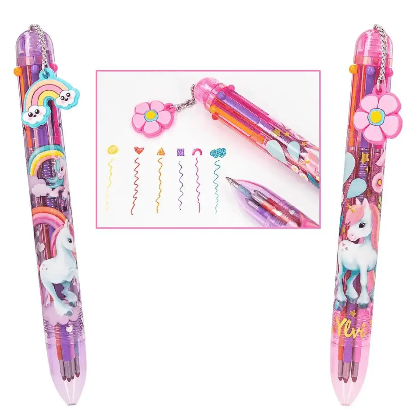 YLVI bolígrafo de 6 colores