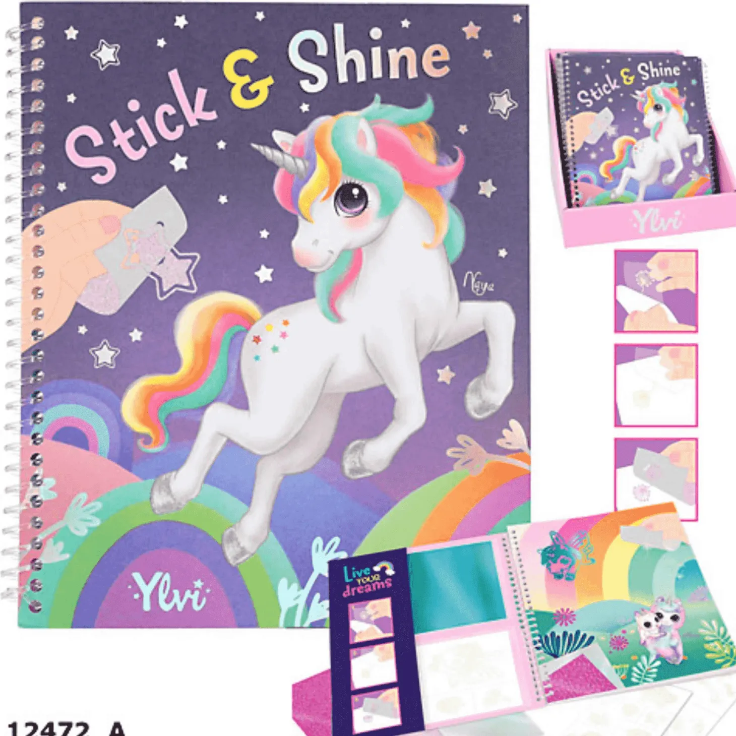 Ylvi Libro Para Colorear Stick & Shine