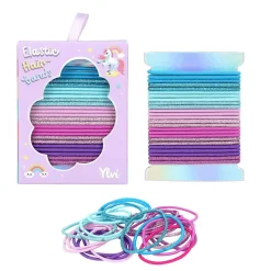 YLVI set de coleteros con purpurina