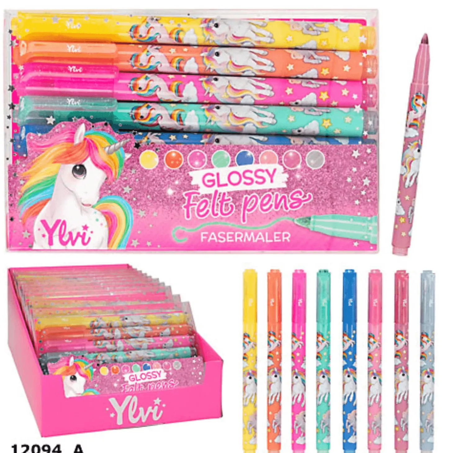 Ylvi Set De Rotuladores Con Brillo